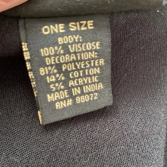 Steve Madden NYC Open Front Fringe Tassel Shrug OS - Picture 10 of 10